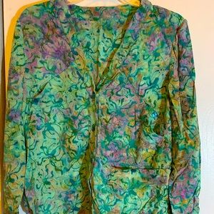 🤩Cool top green and blue 🤩